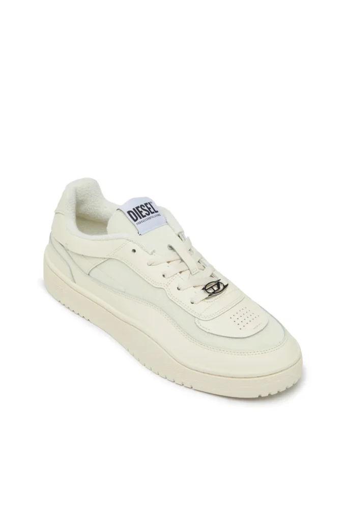s-oval skate low S-Oval Skate-Fabric-panelled leather sneakers