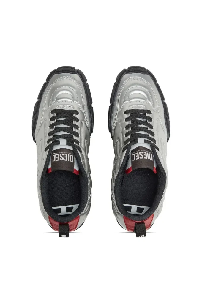 s-pagodha low S-Pagodha-Quilted metallic sneakers