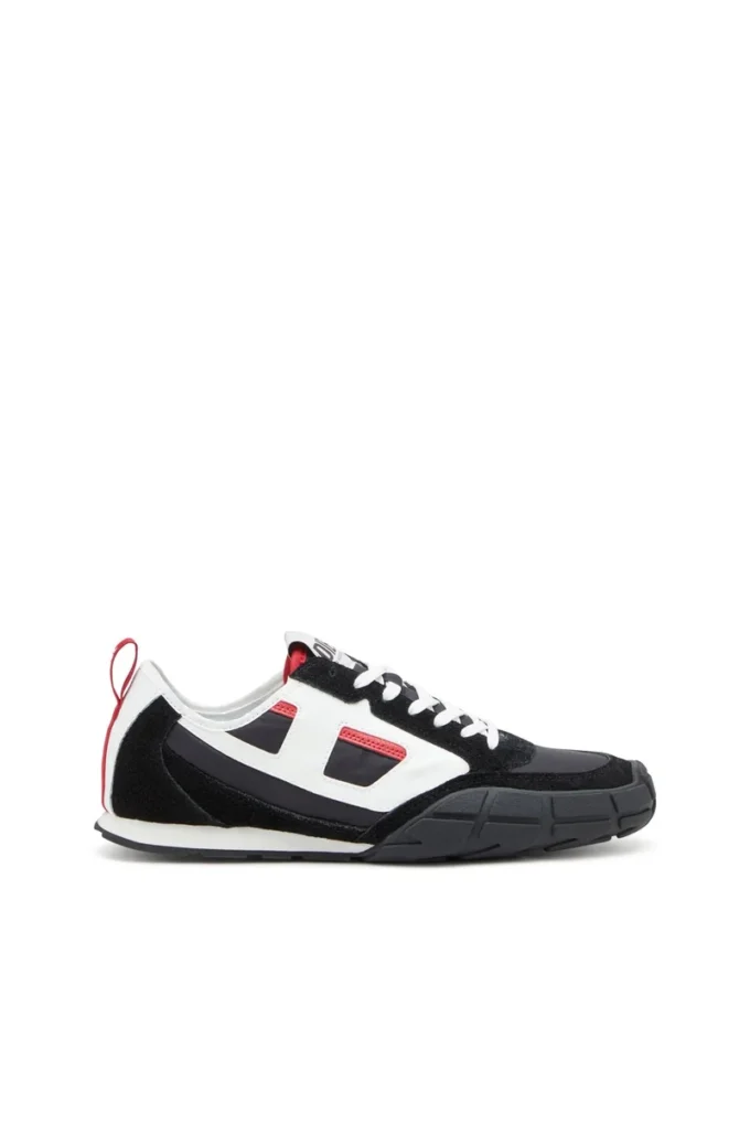 s-pagodha low S-Pagodha-Sneakers in leather, suede and ripstop