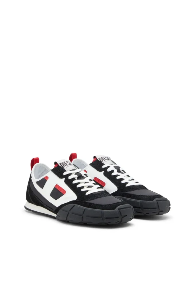 s-pagodha low S-Pagodha-Sneakers in leather, suede and ripstop