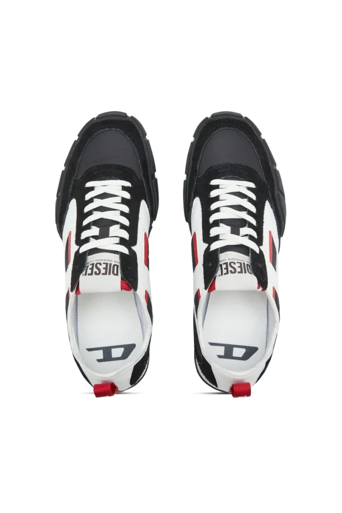 s-pagodha low S-Pagodha-Sneakers in leather, suede and ripstop