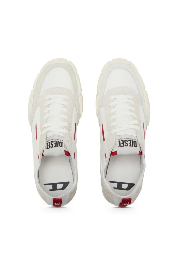 s-pagodha low S-Pagodha-Sneakers in leather, suede and ripstop