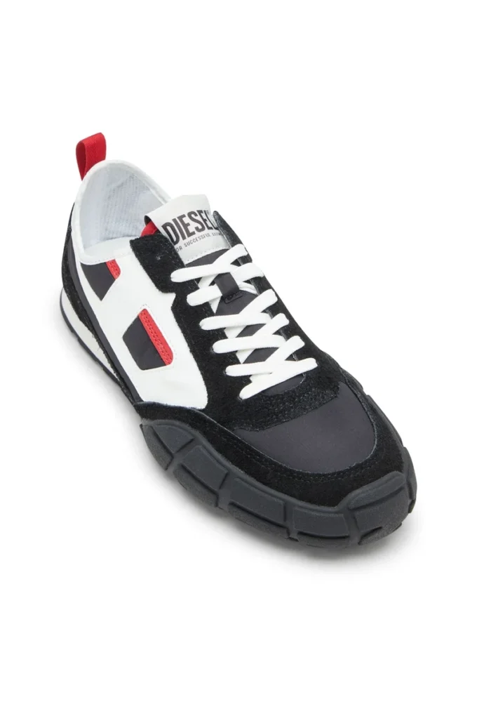 s-pagodha low S-Pagodha-Sneakers in leather, suede and ripstop