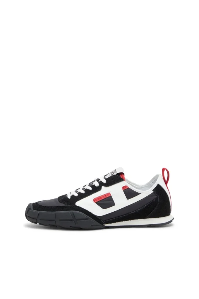 s-pagodha low S-Pagodha-Sneakers in leather, suede and ripstop