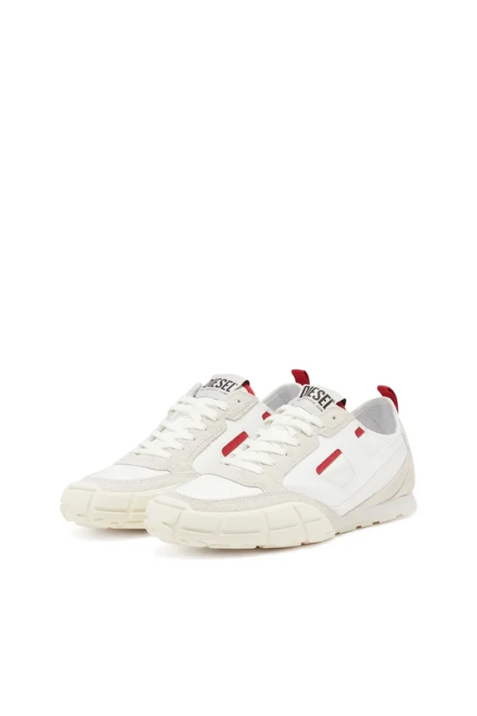 s-pagodha low S-Pagodha-Sneakers in leather, suede and ripstop