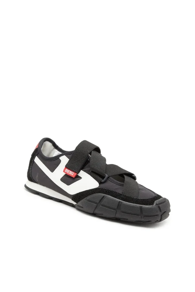 s-pagodha slip-on w S-Pagodha-Tongue-free strap sneakers in ripstop