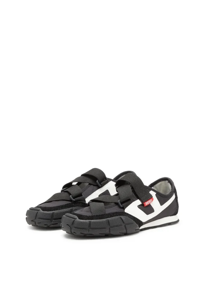 s-pagodha slip-on w S-Pagodha-Tongue-free strap sneakers in ripstop