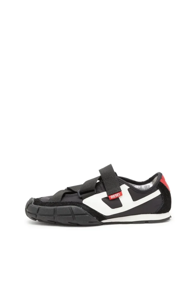 s-pagodha slip-on w S-Pagodha-Tongue-free strap sneakers in ripstop