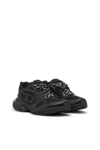 s-pro-v-dense low w S-Pro-V-Dense-Monochrome mesh sneakers with Oval D logo