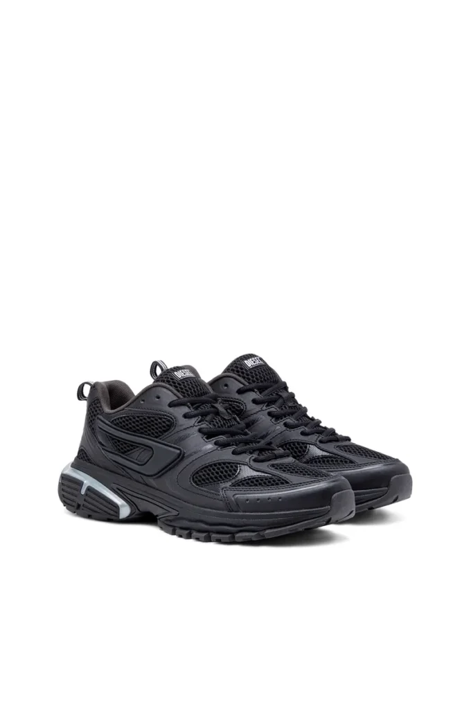 s-serendipity pro-x1 S-Serendipity Pro-X1 – Mesh sneakers with embossed overlays