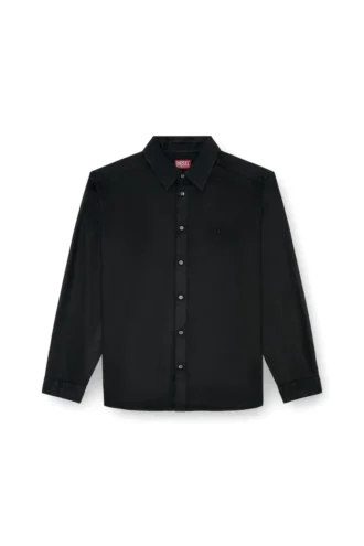 s-simply-c Fluid shirt with logo embroidery