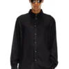 s-simply-c Fluid shirt with logo embroidery