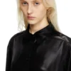 s-simply-c-wn-q1 Fluid shirt in laminated fabric