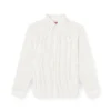 s-simply-gsbg Wool blend shirt with Oval D embroidery