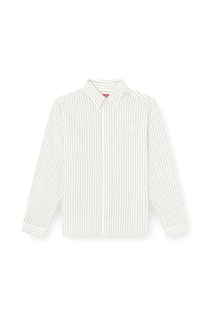 s-simply-gsbg Wool blend shirt with Oval D embroidery