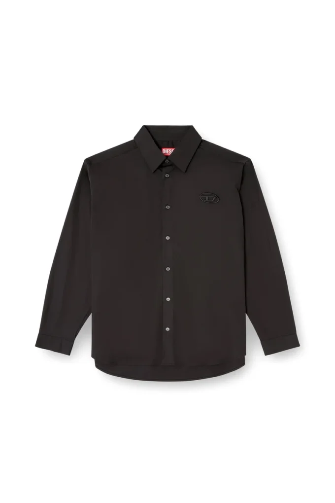s-simply-gsbh Stretch poplin shirt with embroidery