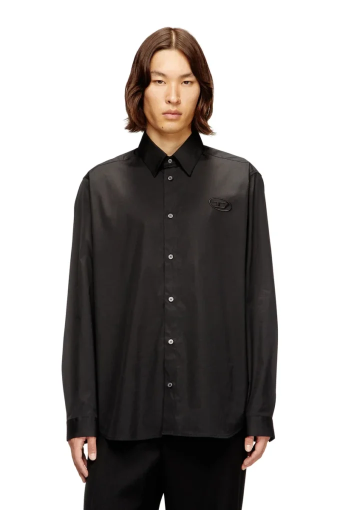 s-simply-gsbh Stretch poplin shirt with embroidery