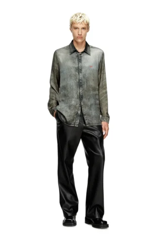 s-simply-lkct Shirt in denim-look viscose
