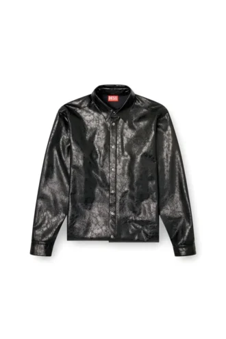 s-simply-qmbu Textured shirt with branded buttons