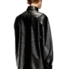 s-simply-qmbu Textured shirt with branded buttons