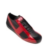 s-slante-d low S-Slante-D-Sneakers in suede and leather with D logo