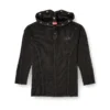 s-thug-fishnet Fishnet hoodie with full-closure hood