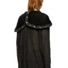 s-thug-fishnet Fishnet hoodie with full-closure hood
