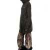 s-thug-fishnet Fishnet hoodie with full-closure hood