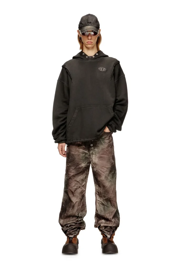 s-thug-hoodie Hoodie with faded effect