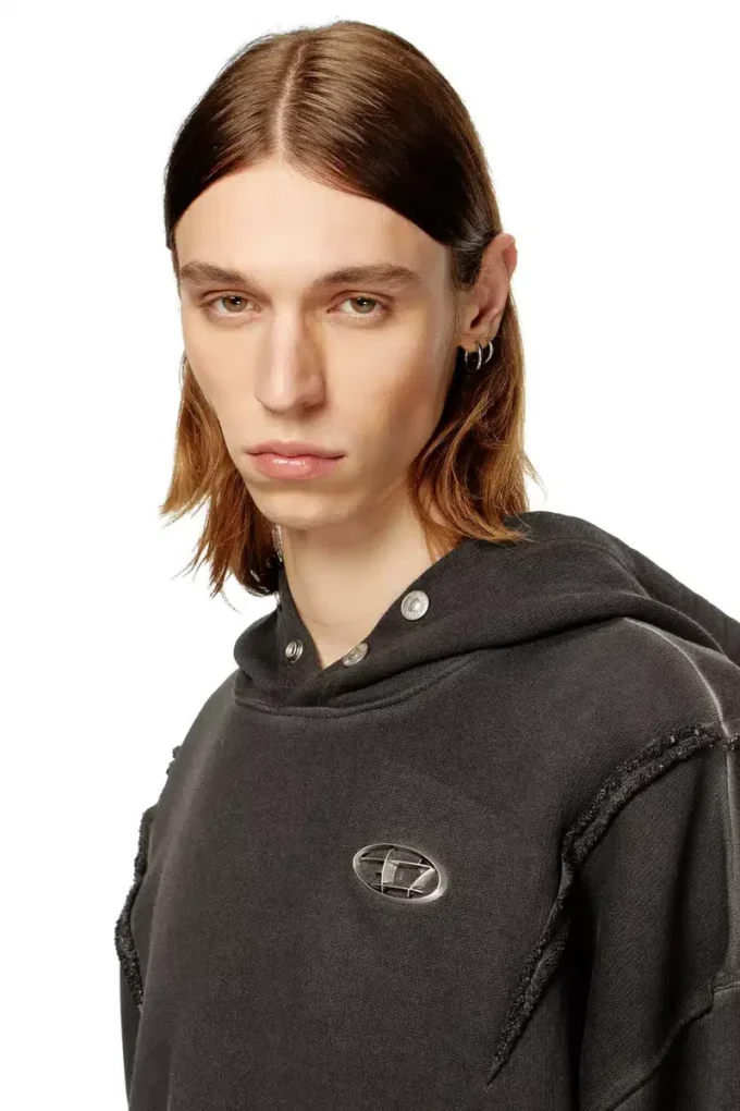 s-thug-hoodie Hoodie with faded effect