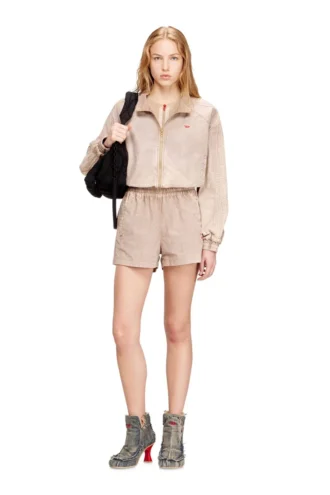 s-unny Nylon shorts with side bands