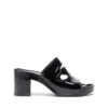 sa-bonnie Sa-Bonnie-Heeled rubber slides with cut-out logo