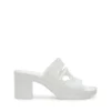 sa-bonnie Sa-Bonnie-Heeled rubber slides with cut-out logo