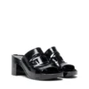 sa-bonnie Sa-Bonnie-Heeled rubber slides with cut-out logo