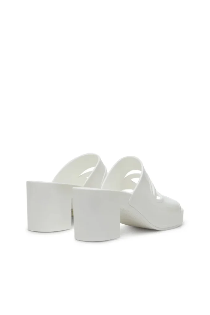 sa-bonnie Sa-Bonnie-Heeled rubber slides with cut-out logo