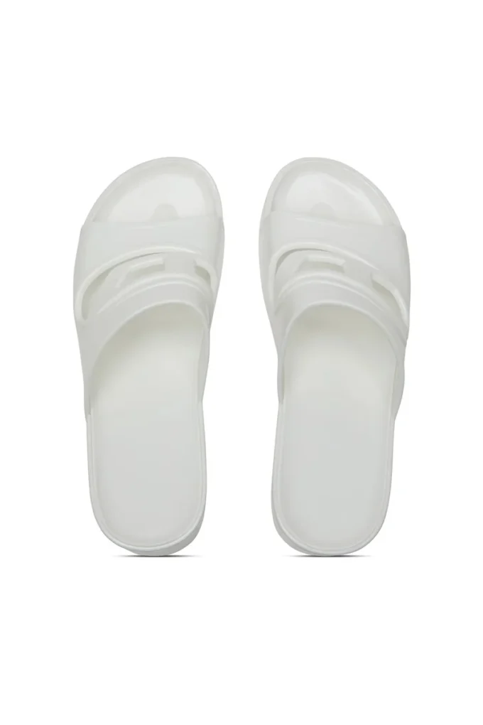 sa-bonnie Sa-Bonnie-Heeled rubber slides with cut-out logo