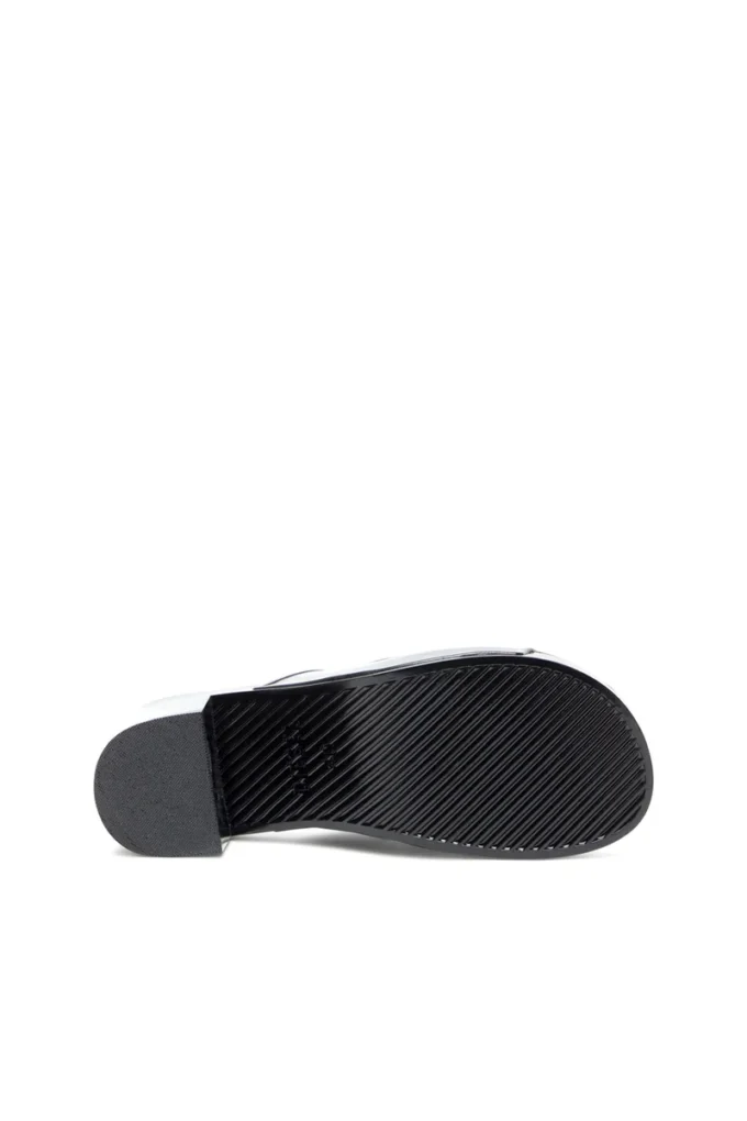 sa-bonnie Sa-Bonnie-Heeled rubber slides with cut-out logo