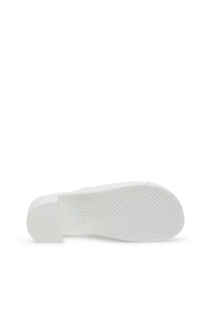 sa-bonnie Sa-Bonnie-Heeled rubber slides with cut-out logo