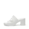 sa-bonnie Sa-Bonnie-Heeled rubber slides with cut-out logo