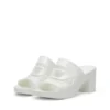 sa-bonnie Sa-Bonnie-Heeled rubber slides with cut-out logo