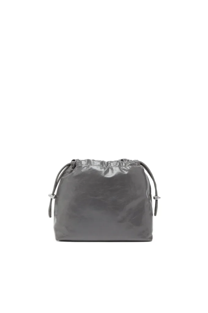 scrunch-d bucket Scrunch-D-Bucket bag in shiny wrinkled leather