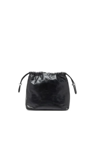 scrunch-d bucket Scrunch-D-Bucket bag in shiny wrinkled leather