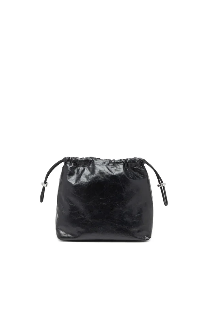 scrunch-d bucket Scrunch-D-Bucket bag in shiny wrinkled leather