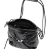 scrunch-d bucket Scrunch-D-Bucket bag in shiny wrinkled leather