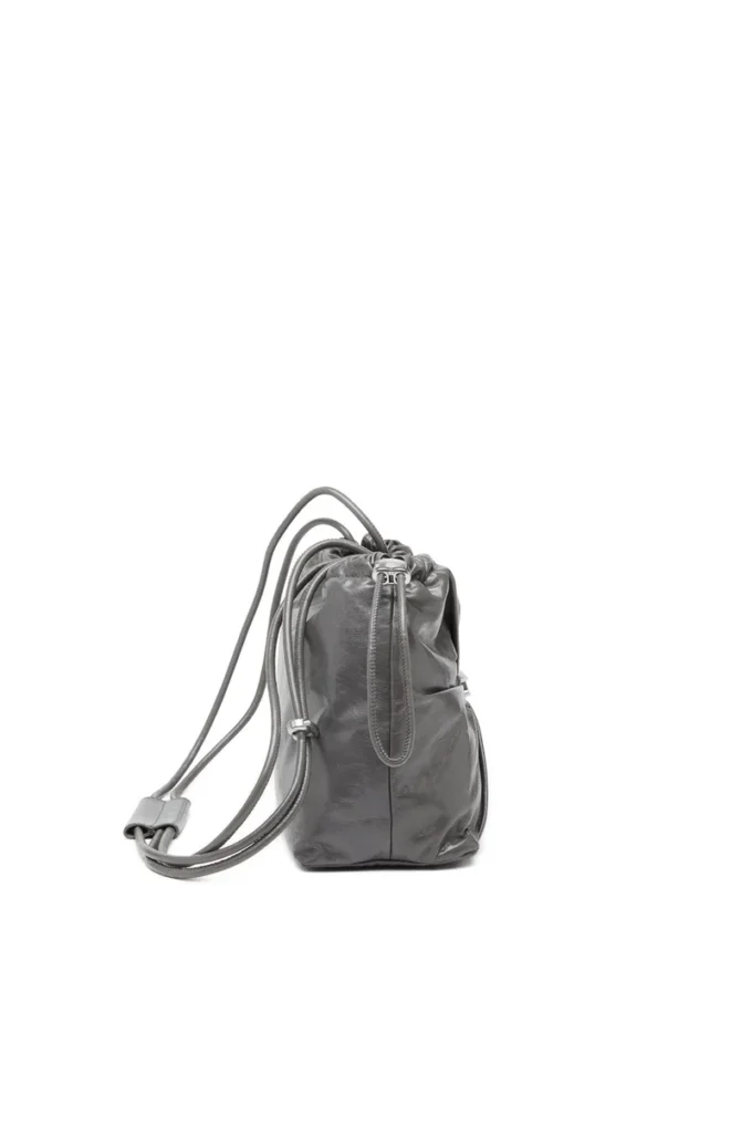 scrunch-d bucket Scrunch-D-Bucket bag in shiny wrinkled leather