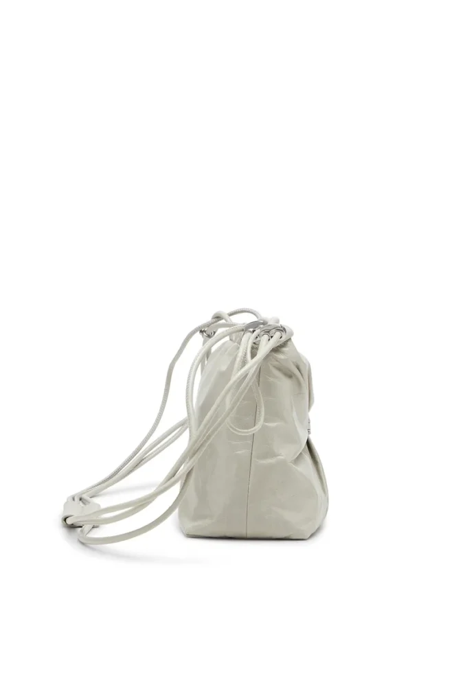 scrunch-d bucket Scrunch-D-Bucket bag in shiny wrinkled leather