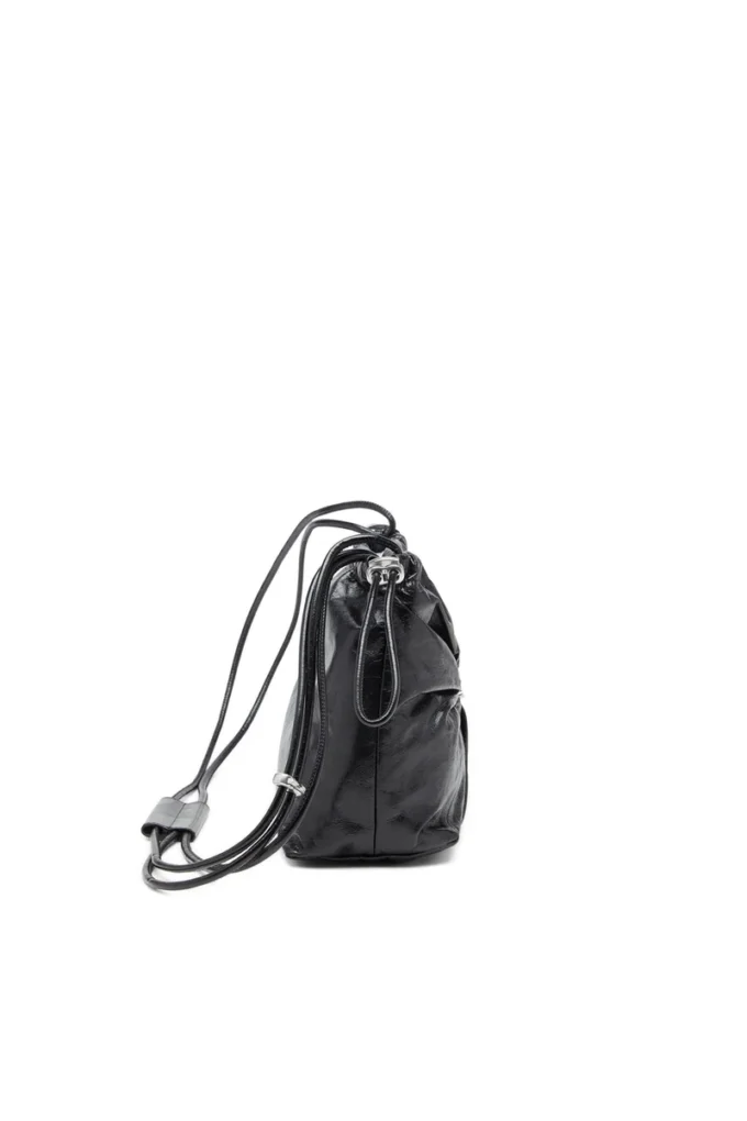 scrunch-d bucket Scrunch-D-Bucket bag in shiny wrinkled leather