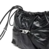 scrunch-d bucket Scrunch-D-Bucket bag in shiny wrinkled leather
