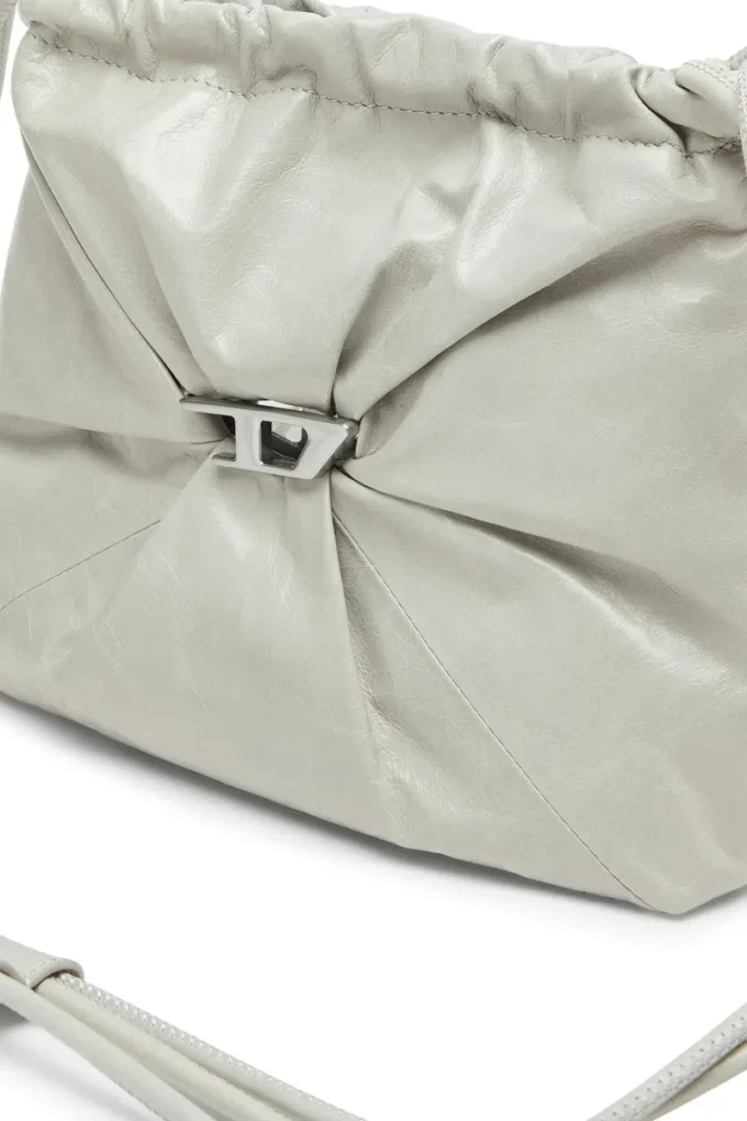 scrunch-d bucket Scrunch-D-Bucket bag in shiny wrinkled leather
