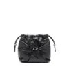 scrunch-d bucket Scrunch-D-Bucket bag in shiny wrinkled leather